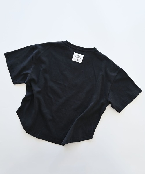 FOV(フォブ)の「フォブ BONJOUR 6分袖Tシャツ(Tシャツ/カットソー・キッズ・サックスブルー/ブラック/アッシュグレー・M/XL/L/S)」の11枚目の写真
