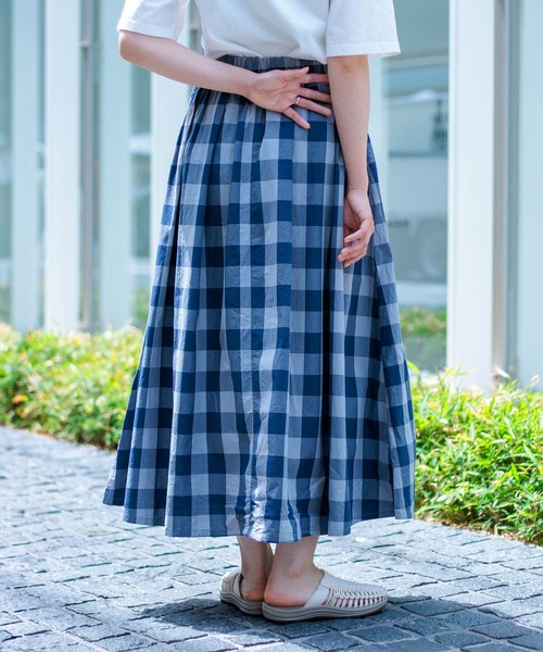 D.M.G / ディーエムジー ] タイプライターBIGギンガムチェック マキシ