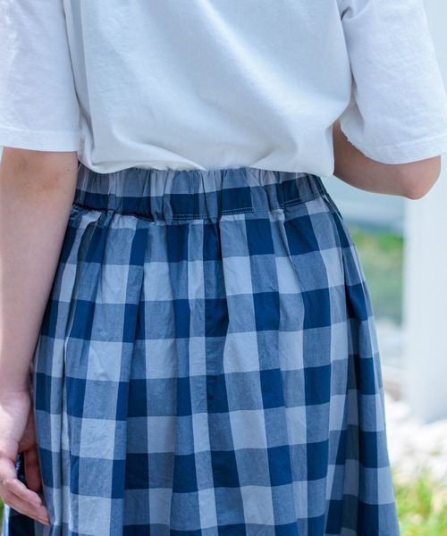 D.M.G / ディーエムジー ] タイプライターBIGギンガムチェック マキシ