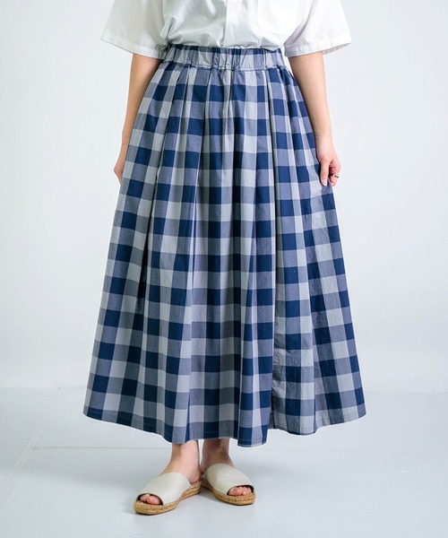 D.M.G / ディーエムジー ] タイプライターBIGギンガムチェック マキシ