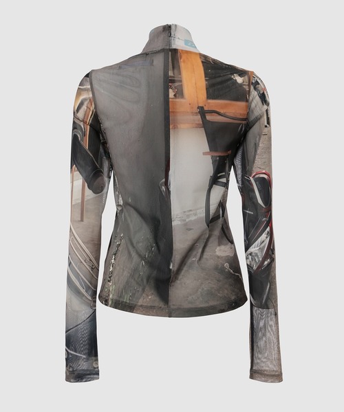 YOHEI OHNO（ヨウヘイオオノ）の「Graphic Mesh Top A（Tシャツ/カットソー・レディース・その他4/その他7/その他/その他6/その他1/その他2/その他3/その他5・36）」の18枚目の写真