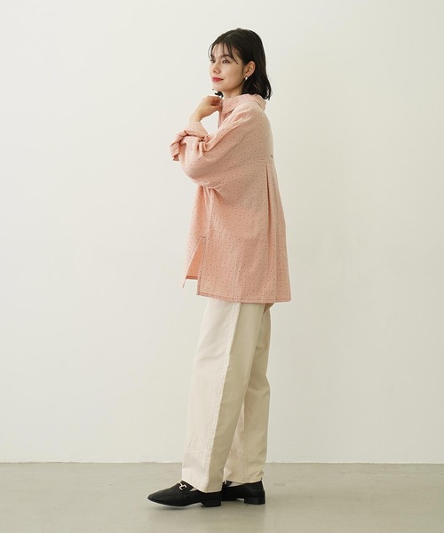 MILKFED.（ミルクフェド）の「SOLID GAUZE SHIRT（シャツ/ブラウス・レディース・ホワイト/オレンジ/グレー・ONE SIZE）」の13枚目の写真