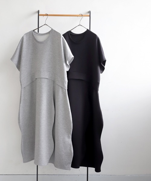 antiqua(アンティカ)の「ポンチワンピース(ワンピース・レディース・グレー/ブラック・ONE SIZE)」の13枚目の写真