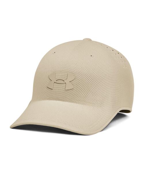 UNDER ARMOUR(アンダーアーマー)の「UAステルス フォーム アンクラッシャブル キャップ(ライフスタイル/メンズ/レディース)(キャップ・レディース・ベージュ・M-L/L-XL/S-M/XXL)」の2枚目の写真