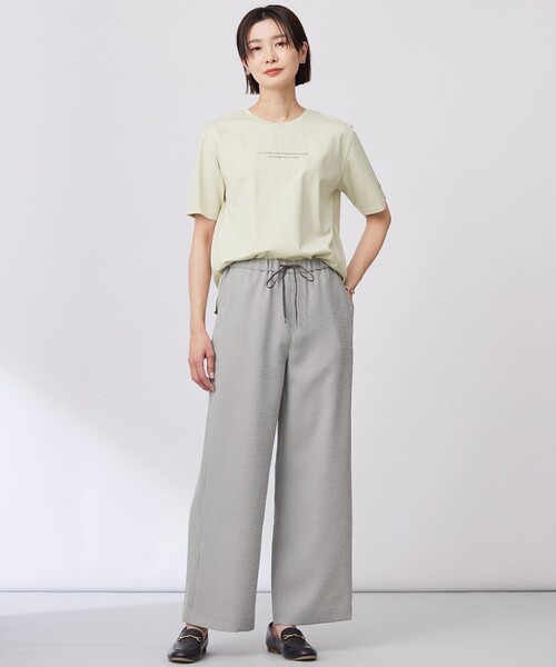 J.PRESS（ジェイプレス）の「【洗える】エアロツイルストライプ イージーパンツ（その他パンツ・レディース・カーキ系1/グレー系1/ネイビー系1・7/9/11）」の13枚目の写真