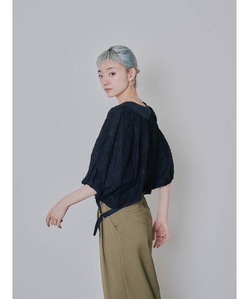 DOLLUPOOPS（ドールアップウップス）の「ペイズリージャガードブラウス（シャツ/ブラウス・レディース・ブラック/カーキ・38）」の10枚目の写真