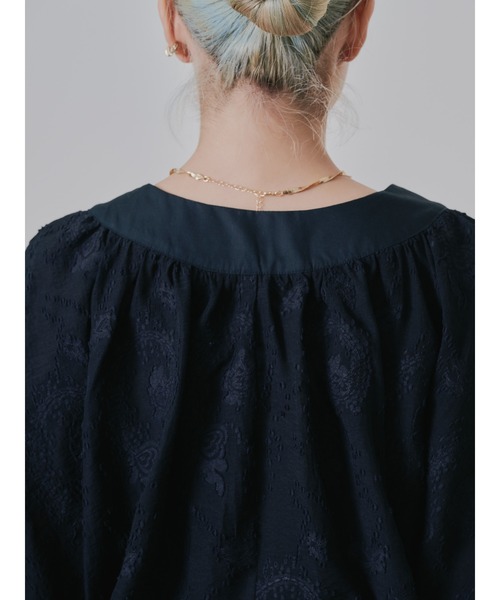 DOLLUPOOPS（ドールアップウップス）の「ペイズリージャガードブラウス（シャツ/ブラウス・レディース・ブラック/カーキ・38）」の17枚目の写真