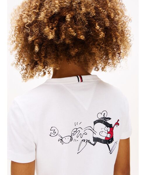 TOMMY HILFIGER（トミーヒルフィガー）の「BOYS フラッグファンショートスリーブTシャツ（Tシャツ/カットソー・キッズ・イエロー/ライトグリーン/ホワイト・140cm/160cm/130cm/150cm）」の5枚目の写真