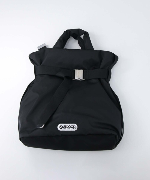OUTDOOR PRODUCTS(アウトドアプロダクツ)の「Puilting2WAYM(バックパック/リュック・レディース・アイボリー/ブラック・FREE)」の15枚目の写真