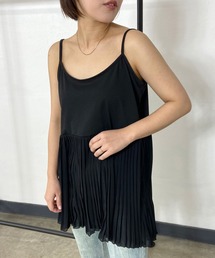 CRB（シーアールビー）の「裾プリーツキャミソール（キャミソール）」