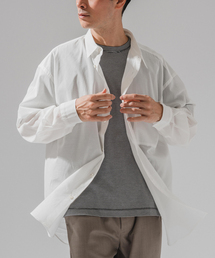 EDIFICE | E. ボイルコットン シアーシャツ(シャツ/ブラウス)