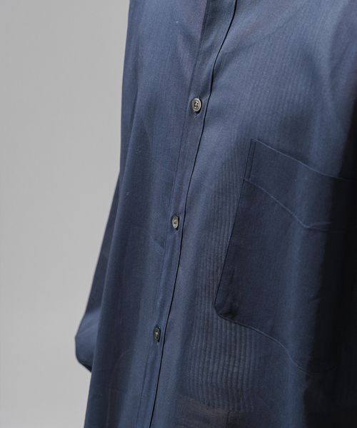 EDIFICE(エディフィス)の「E. ボイルコットン シアーシャツ(シャツ/ブラウス・メンズ・イエロー/ネイビー/グリーン/ホワイト・LARGE/MEDIUM/SMALL)」の15枚目の写真