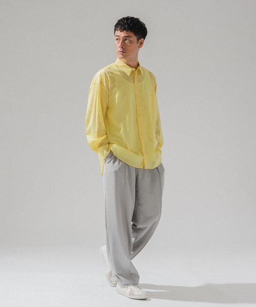 EDIFICE(エディフィス)の「E. ボイルコットン シアーシャツ(シャツ/ブラウス・メンズ・イエロー/ネイビー/グリーン/ホワイト・LARGE/MEDIUM/SMALL)」の21枚目の写真