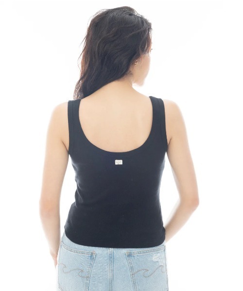BILLABONG（ビラボン）の「BILLABONG レディース SUNSET ARCH TANK TOP タンクトップ 【2025年春夏モデル】/ビラボンロゴショート丈タンクトップ（タンクトップ・レディース・イエロー/ホワイト/ブルー系その他/ブラック・MEDIUM）」の17枚目の写真
