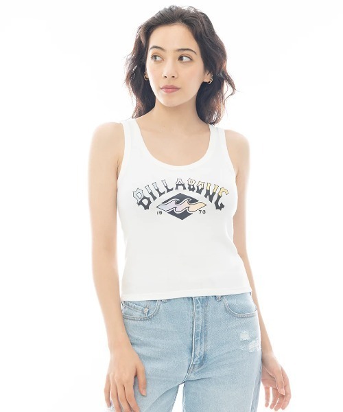 BILLABONG（ビラボン）の「BILLABONG レディース SUNSET ARCH TANK TOP タンクトップ 【2025年春夏モデル】/ビラボンロゴショート丈タンクトップ（タンクトップ・レディース・イエロー/ホワイト/ブルー系その他/ブラック・MEDIUM）」の19枚目の写真
