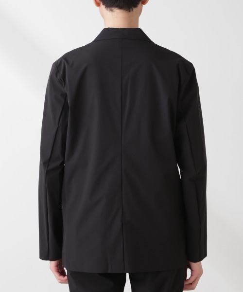 NANO universe（ナノユニバース）の「｢EVERLAST｣ テクニカルナイロンジャケット（セットアップ可）（テーラードジャケット・メンズ・ブラック/チャコール・S/M/L）」の18枚目の写真