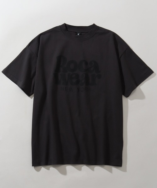 ROCAWEAR(ロカウェア)の「【ROCAWEAR/ロカウェア】ロゴプリント 半袖Tシャツ(Tシャツ/カットソー・メンズ・スミクロ/ブラック/ホワイト・XL/L/M)」の7枚目の写真