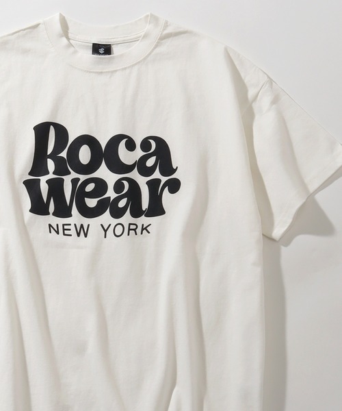 ROCAWEAR(ロカウェア)の「【ROCAWEAR/ロカウェア】ロゴプリント 半袖Tシャツ(Tシャツ/カットソー・メンズ・スミクロ/ブラック/ホワイト・XL/L/M)」の16枚目の写真