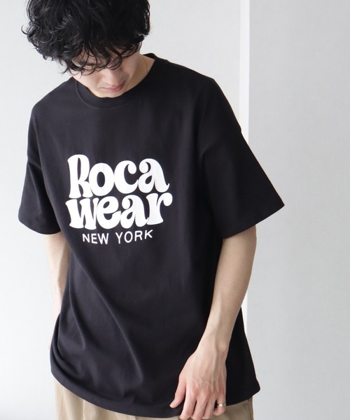 roca wear ロカウェア　Tシャツ　オーバーサイズ セールROCAWEAR⁄ロカウェアロゴプリント 半袖Tシャツ（Tシャツ