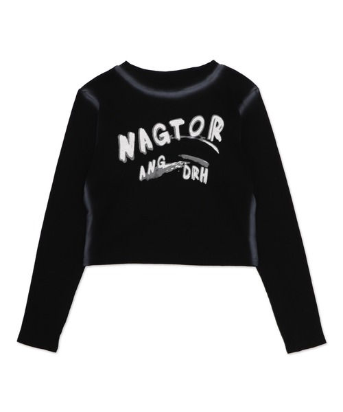 クロムロンT／メンズ／レディース／人気ロゴ／2XL／今週末削除予定商品 X-girl tシャツ RHINESTONE COMBINATION LOGO L/S TEE