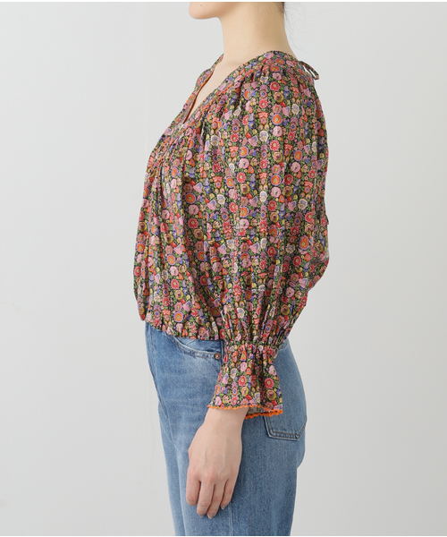 IENA LA BOUCLE(イエナラブークル)の「IENA LA BOUCLE LIBERTY プリントブラウス(シャツ/ブラウス・レディース・バーガンディー・FREE)」の20枚目の写真