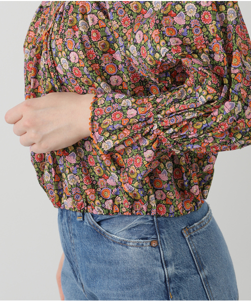 IENA LA BOUCLE(イエナラブークル)の「IENA LA BOUCLE LIBERTY プリントブラウス(シャツ/ブラウス・レディース・バーガンディー・FREE)」の16枚目の写真