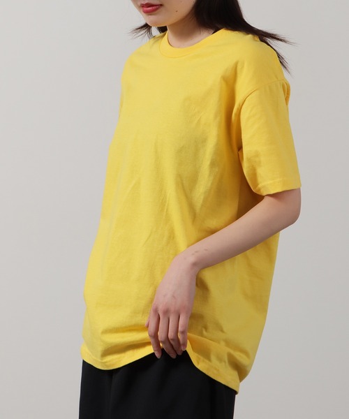 GILDAN（ギルダン）の「GILDAN/ギルダン プレミアムコットン 5.3oz 半袖Tシャツ 17色展開 2026年春夏（Tシャツ/カットソー・レディース・レッド/オレンジ/イエロー/ネイビー/ライトグレー/ホワイト/オレンジ系1/チャコール/ロイヤルブルー/ダークグレー/アーミー/ブラック/ライトブルー/ライトブラウン/サンドグレー/モスグリーン/ライトグリーン・M/S/XL/L）」の14枚目の写真