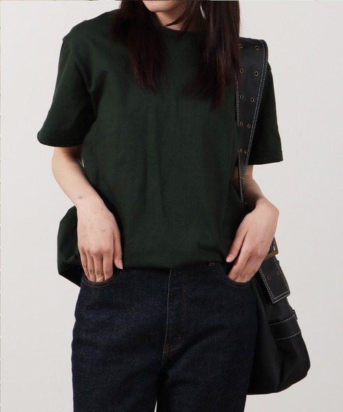 GILDAN（ギルダン）の「GILDAN/ギルダン プレミアムコットン 5.3oz 半袖Tシャツ 17色展開 2026年春夏（Tシャツ/カットソー・レディース・レッド/オレンジ/イエロー/ネイビー/ライトグレー/ホワイト/オレンジ系1/チャコール/ロイヤルブルー/ダークグレー/アーミー/ブラック/ライトブルー/ライトブラウン/サンドグレー/モスグリーン/ライトグリーン・M/S/XL/L）」の9枚目の写真