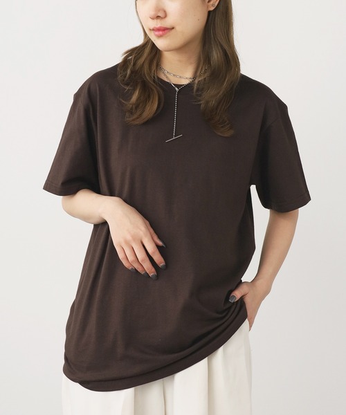 GILDAN（ギルダン）の「GILDAN/ギルダン プレミアムコットン 5.3oz 半袖Tシャツ 17色展開 2026年春夏（Tシャツ/カットソー・レディース・レッド/オレンジ/イエロー/ネイビー/ライトグレー/ホワイト/オレンジ系1/チャコール/ロイヤルブルー/ダークグレー/アーミー/ブラック/ライトブルー/ライトブラウン/サンドグレー/モスグリーン/ライトグリーン・M/S/XL/L）」の7枚目の写真