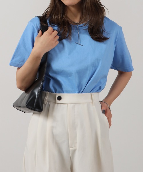 GILDAN（ギルダン）の「GILDAN/ギルダン プレミアムコットン 5.3oz 半袖Tシャツ 17色展開 2026年春夏（Tシャツ/カットソー・レディース・レッド/オレンジ/イエロー/ネイビー/ライトグレー/ホワイト/オレンジ系1/チャコール/ロイヤルブルー/ダークグレー/アーミー/ブラック/ライトブルー/ライトブラウン/サンドグレー/モスグリーン/ライトグリーン・M/S/XL/L）」の11枚目の写真