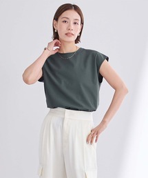 撥水フレンチスリーブトップス
