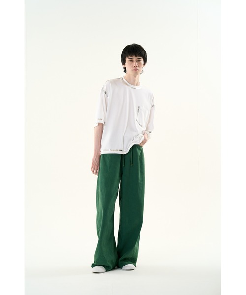 DISCOVERED(ディスカバード)の「COLOR DYE DENIM PANTS(デニムパンツ・メンズ・グリーン・LARGE/SMALL)」の13枚目の写真