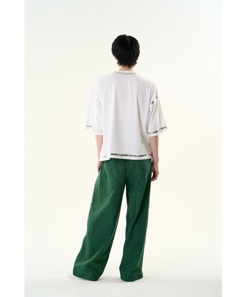 DISCOVERED(ディスカバード)の「COLOR DYE DENIM PANTS(デニムパンツ・メンズ・グリーン・LARGE/SMALL)」の14枚目の写真