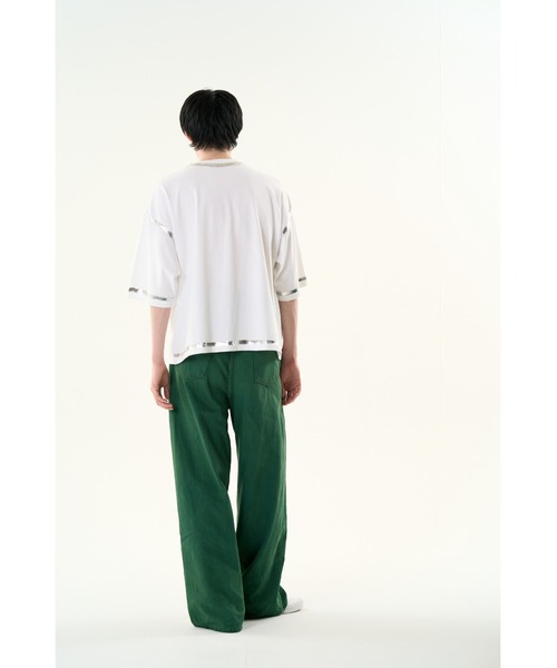 DISCOVERED(ディスカバード)の「COLOR DYE DENIM PANTS(デニムパンツ・メンズ・グリーン・LARGE/SMALL)」の17枚目の写真