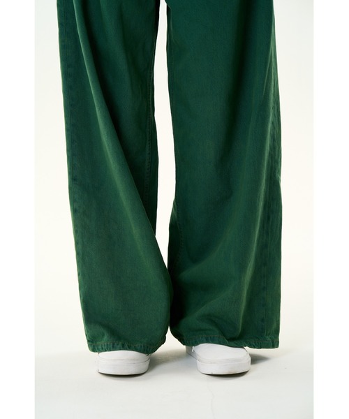 DISCOVERED(ディスカバード)の「COLOR DYE DENIM PANTS(デニムパンツ・メンズ・グリーン・LARGE/SMALL)」の7枚目の写真