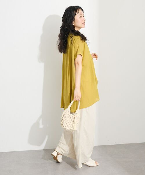 CRAFT STANDARD BOUTIQUE(クラフトスタンダードブティック)の「別注/maison vert マクラメ手編みショルダーバッグ(ショルダーバッグ・レディース・ブルーグリーン/ナチュラル/レッド・FREE)」の12枚目の写真