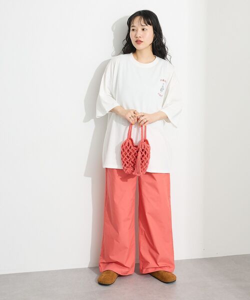 CRAFT STANDARD BOUTIQUE(クラフトスタンダードブティック)の「別注/maison vert マクラメ手編みショルダーバッグ(ショルダーバッグ・レディース・ブルーグリーン/ナチュラル/レッド・FREE)」の16枚目の写真