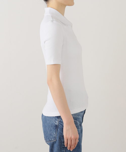 Calvin Klein(カルバン・クライン)の「【Calvin Klein / カルバン クライン】A-slim fit v neck 47AB205(Tシャツ/カットソー・レディース・ホワイト/ピンク・X-SMALL)」の18枚目の写真