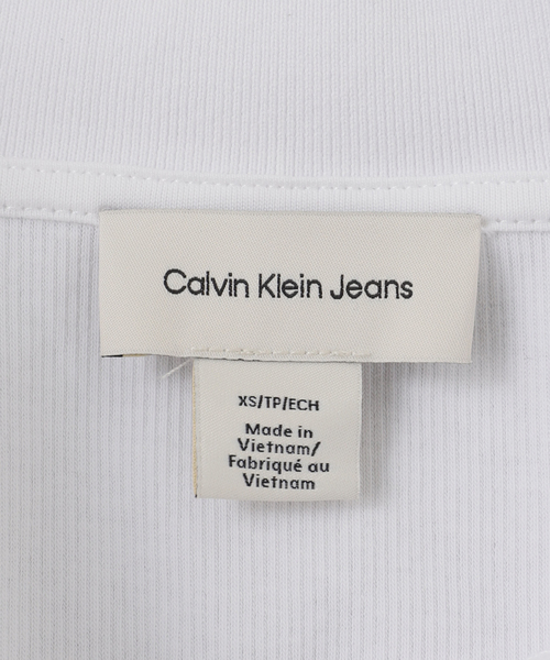 Calvin Klein(カルバン・クライン)の「【Calvin Klein / カルバン クライン】A-slim fit v neck 47AB205(Tシャツ/カットソー・レディース・ホワイト/ピンク・X-SMALL)」の21枚目の写真