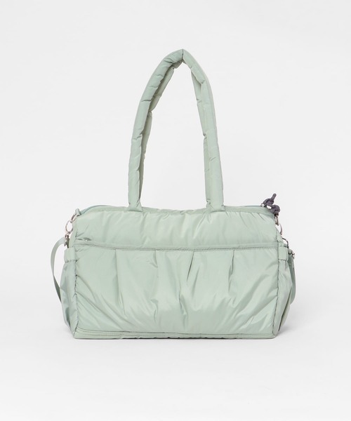 URBAN RESEARCH Sonny Label（アーバンリサーチサニーレーベル）の「SLAB　2wayPuffBostonBag（ボストンバッグ・レディース・オフホワイト/ブラック/ミント・ONE）」の22枚目の写真