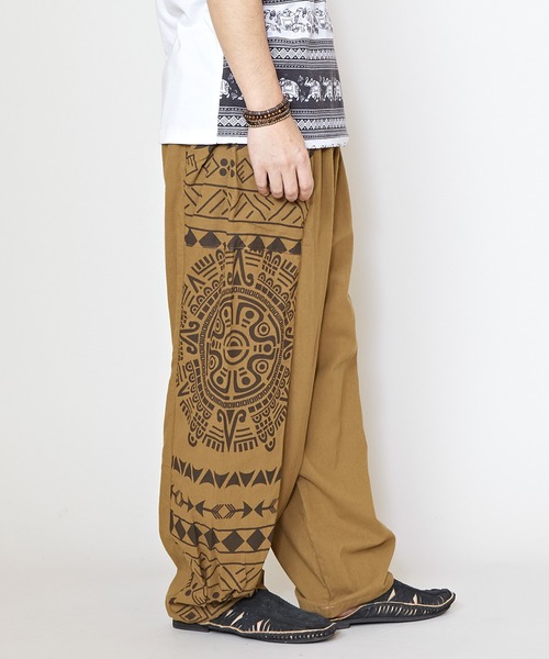 チャイハネ(チャイハネ)の「【チャイハネ】チャーンサイMEN'Sパンツ(その他パンツ・メンズ・ブラウン/オフホワイト/ブラック・FREE)」の6枚目の写真