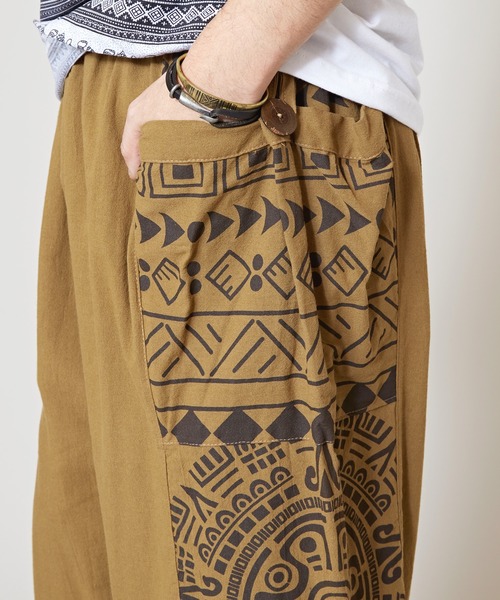 チャイハネ(チャイハネ)の「【チャイハネ】チャーンサイMEN'Sパンツ(その他パンツ・メンズ・ブラウン/オフホワイト/ブラック・FREE)」の9枚目の写真