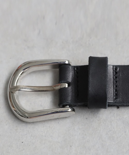 antiqua（アンティカ）の「本革ベルト（ベルト・レディース・ブラック・FREE）」の3枚目の写真