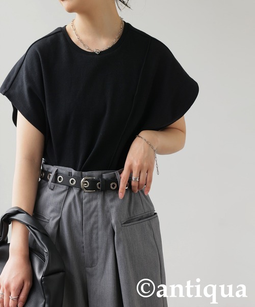 antiqua（アンティカ）の「本革ベルト（ベルト・レディース・ブラック・FREE）」の6枚目の写真