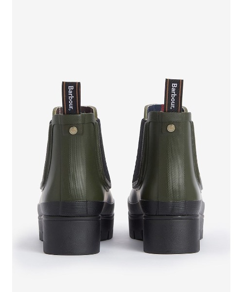 Barbour（バブアー）の「Halton サイドゴア レインブーツ（レディース）（レインシューズ・レディース・ベージュ/ブラック/オリーブ・4/5/6/3）」の14枚目の写真