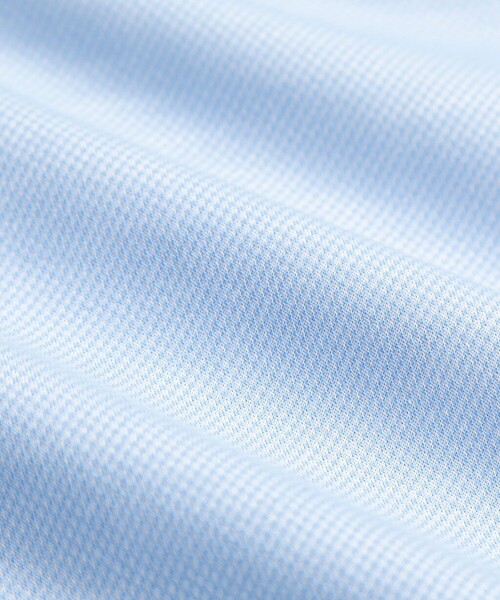 BROOKS BROTHERS(ブルックスブラザーズ)の「スーピマコットン/ポリエステル 46ゲージニット ショートスリーブ カジュアルシャツ Regular Fit(シャツ/ブラウス・メンズ・ライトブルー/ダークネイビー・LARGE/SMALL/X-LARGE/MEDIUM)」の4枚目の写真