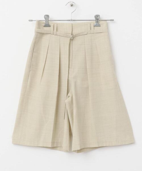 URBAN RESEARCH ROSSO WOMEN（アーバンリサーチ　ロッソ）の「リネンライクハーフパンツ（その他パンツ・レディース・ライトベージュ/ブラウン・36/38）」の8枚目の写真