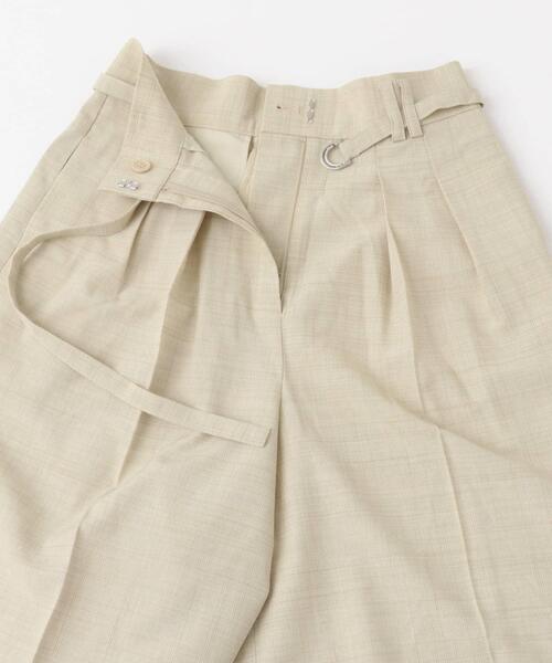 URBAN RESEARCH ROSSO WOMEN（アーバンリサーチ　ロッソ）の「リネンライクハーフパンツ（その他パンツ・レディース・ライトベージュ/ブラウン・36/38）」の9枚目の写真