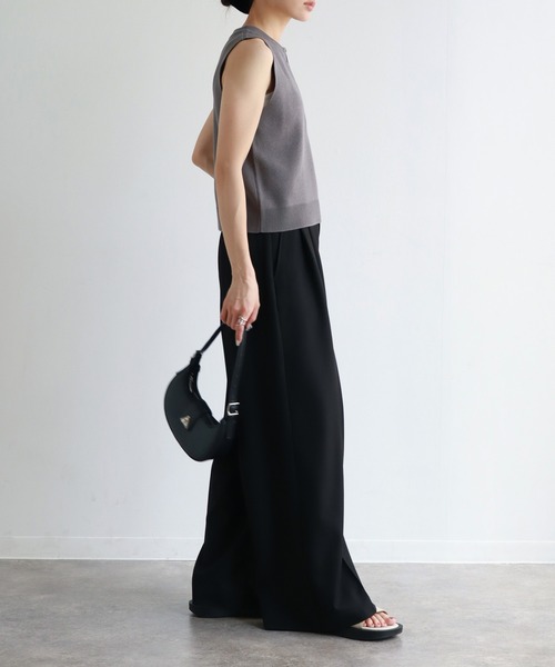 NOGLE(ノグル)の「【NOGLE/ノグル】ジップアップノースリー(その他トップス・レディース・チャコール/アイボリー/グレー/ブラック・FREE)」の16枚目の写真