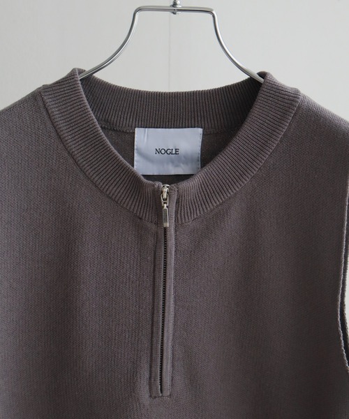 NOGLE(ノグル)の「【NOGLE/ノグル】ジップアップノースリー(その他トップス・レディース・チャコール/アイボリー/グレー/ブラック・FREE)」の7枚目の写真